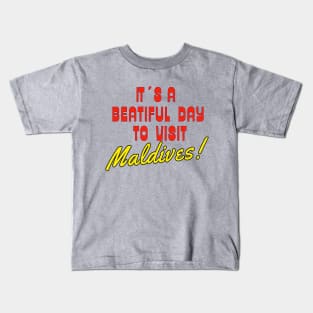 The Maldives Gift ideas for the travel enthusiast. Kids T-Shirt